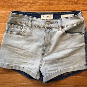 PacSun two tone mom shorts